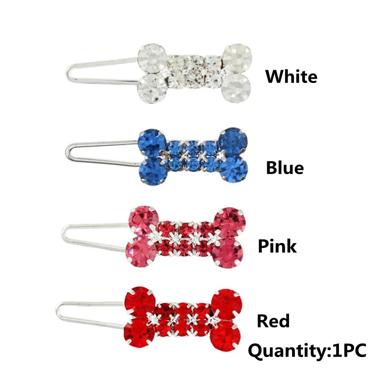 Pet Lovely Hairpins Dog Accessories Pet Dog Bows Hair Clips for Puppy Dogs Cat Yorkie Teddy Hair Grooming Pet Hair Accessories