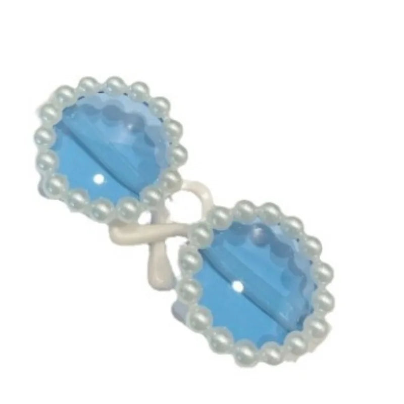 Pet Accessories Flower Sunglasses Circular Role Playing Glasses Photo Props Glasses For Cats And Small And Paracord Dog Leash