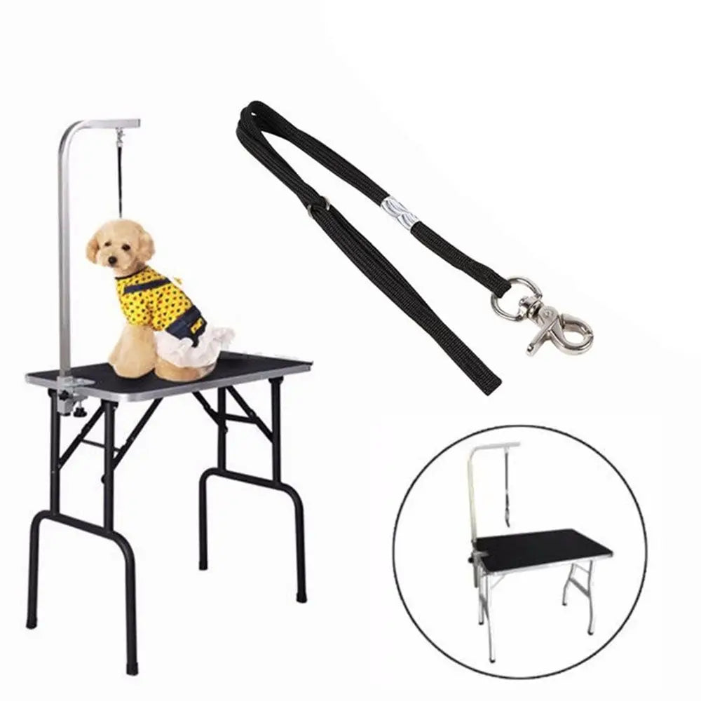 Pet Accessories for Grooming Table Arm Bath Cat Restraint Rope Harness Nylon Rope Lock Clip Rope Dogs Leash Noose Loop