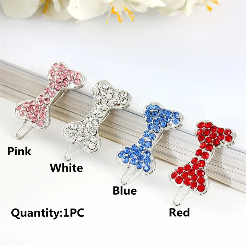 Pet Lovely Hairpins Dog Accessories Pet Dog Bows Hair Clips for Puppy Dogs Cat Yorkie Teddy Hair Grooming Pet Hair Accessories