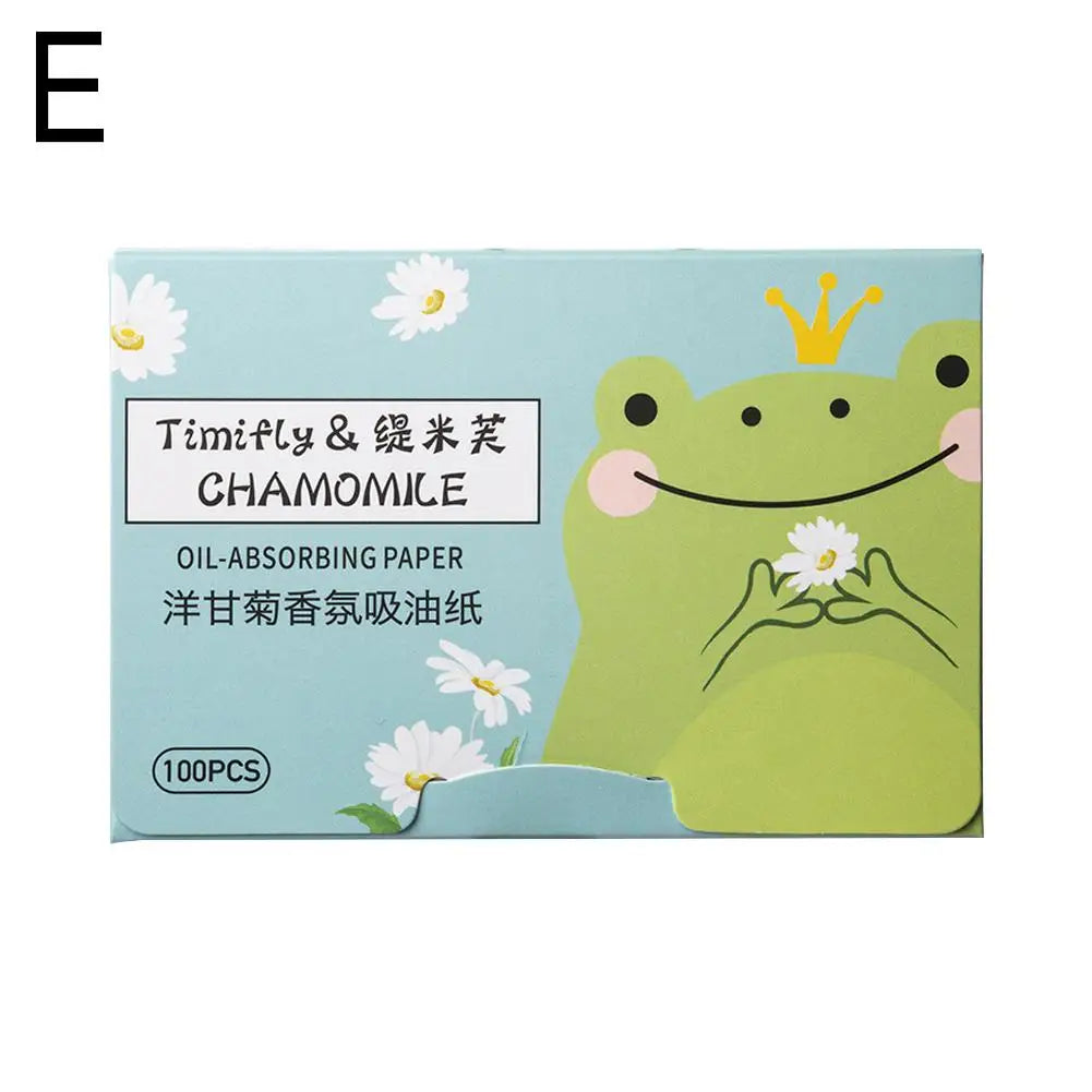 100Pcs new Face Oil Blotting Paper Protable Matting Face Wipes Facial Cleanser Oil Control Oil-absorbing Face Cleaning Tools