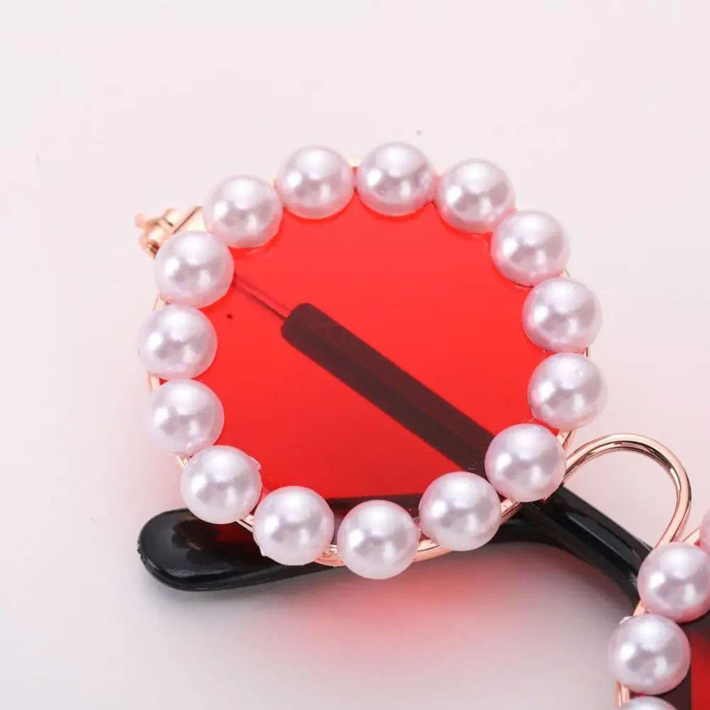 Pet Accessories with Artificial Pearls Pet Glasses Pet Sunglasses with Faux Pearls Decoration for Cats Dogs for Festivals