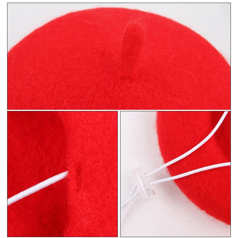 Pets Dog Hat Accessories Pets Grooming Dress Up Cap Cute Beret Mini Decorative Cat Headwear Puppy Painter Felt Hat